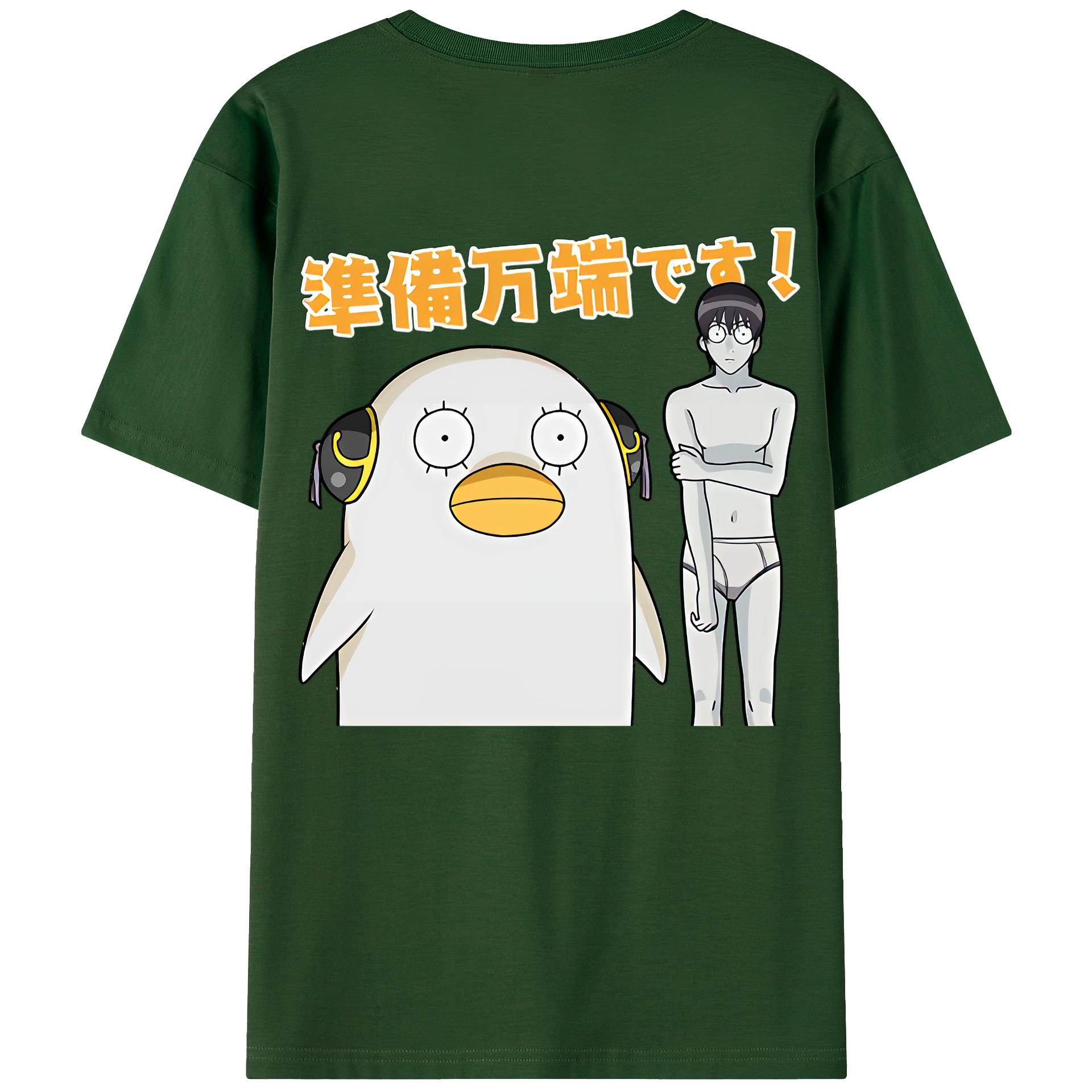 （画像用） ぎんたま 坂田銀時（さかたぎんとき） 神楽 志村新八（しむら しんぱち） GINTAMA Sakata Gintoki Kagura Shimura Shinpachi 綿100％半袖Tシャツ（背面プリント）